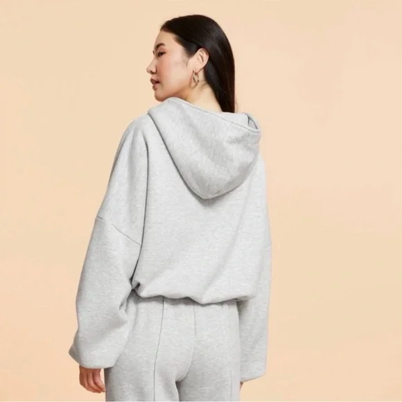 Target Blogilates Marshmallow Full Zip Hoodie - Picture 2 of 4